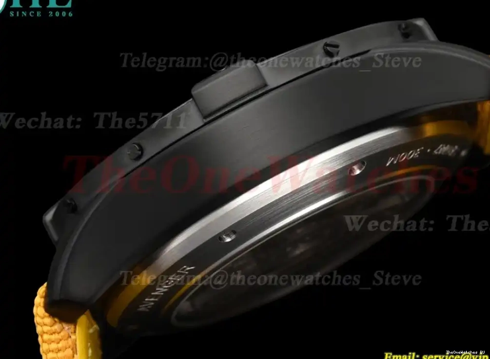 44mm Cal.01 BLSF NY B01 Dial DLC Mission Yellow Chrono Avenger Night 0518